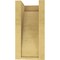 Ekena Millwork 5"W x 5"D x 10"H Wide Burlington Rough Cedar Woodgrain TimberThane Corbel, Primed Tan CORUR05X05X10BURRCPR - alternate 5